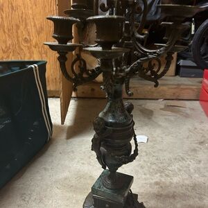 Antique-Style Bronze Candelabra